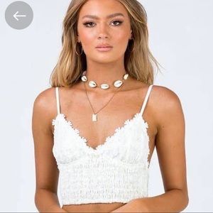 Princess Polly lace top size 2